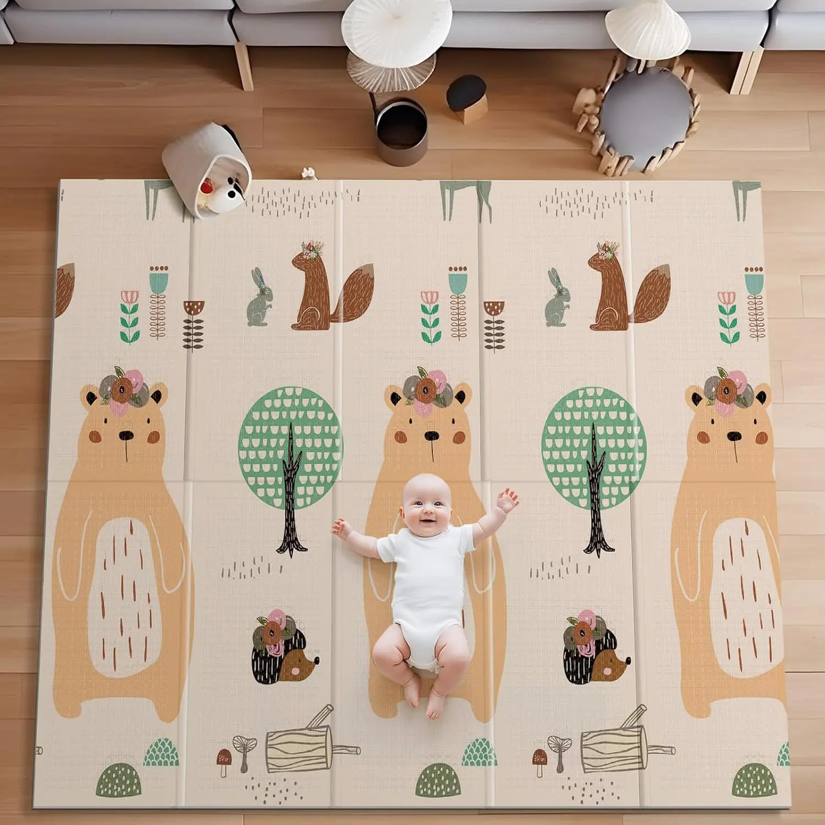 Foldable Baby Play Mat - front view