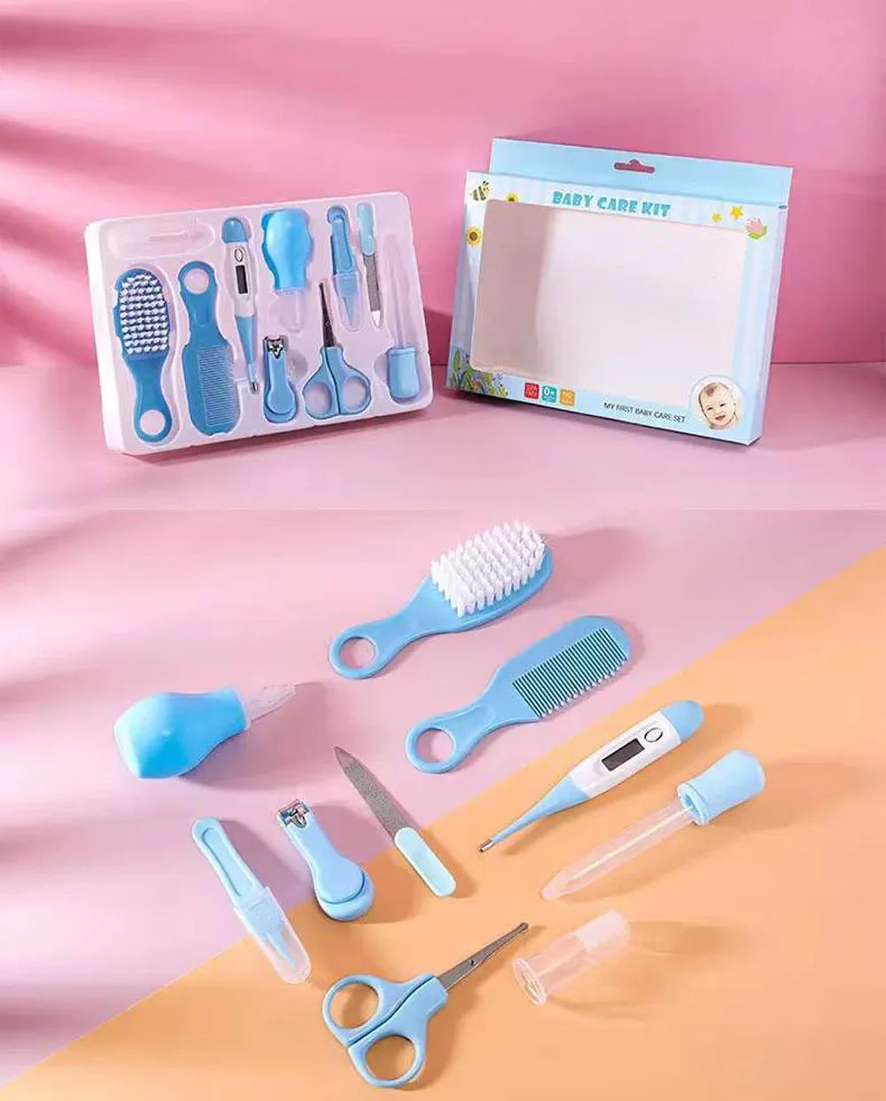 10PCS Set Baby Health Care Kit Kids Nail Hair Health