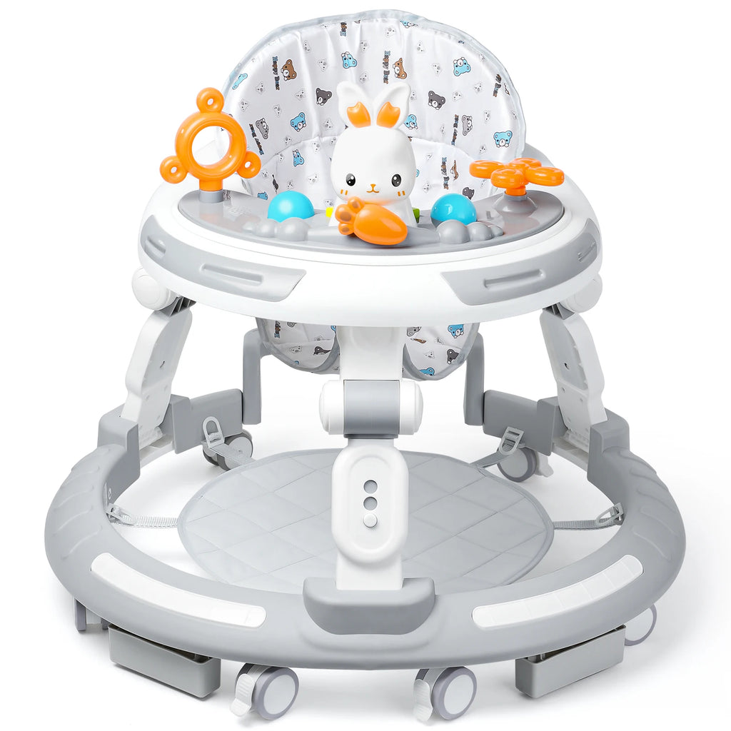 Safety-Enhanced 4-In-1 Grow-With-Me Baby Walker Play