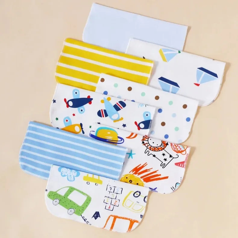 5 8 Pcs Cotton Newborn Baby Towels Set Saliva Towel