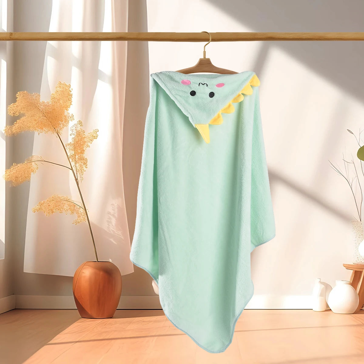 2PCS/Set Hooded Baby Towels - lifestyle in-use