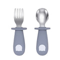 New Design Baby Feeding Solid Food Spoon Fork Set BPA