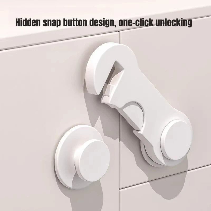 5 10PCS Baby Safety Locks Cabinet Locks Room Locks - material close-up