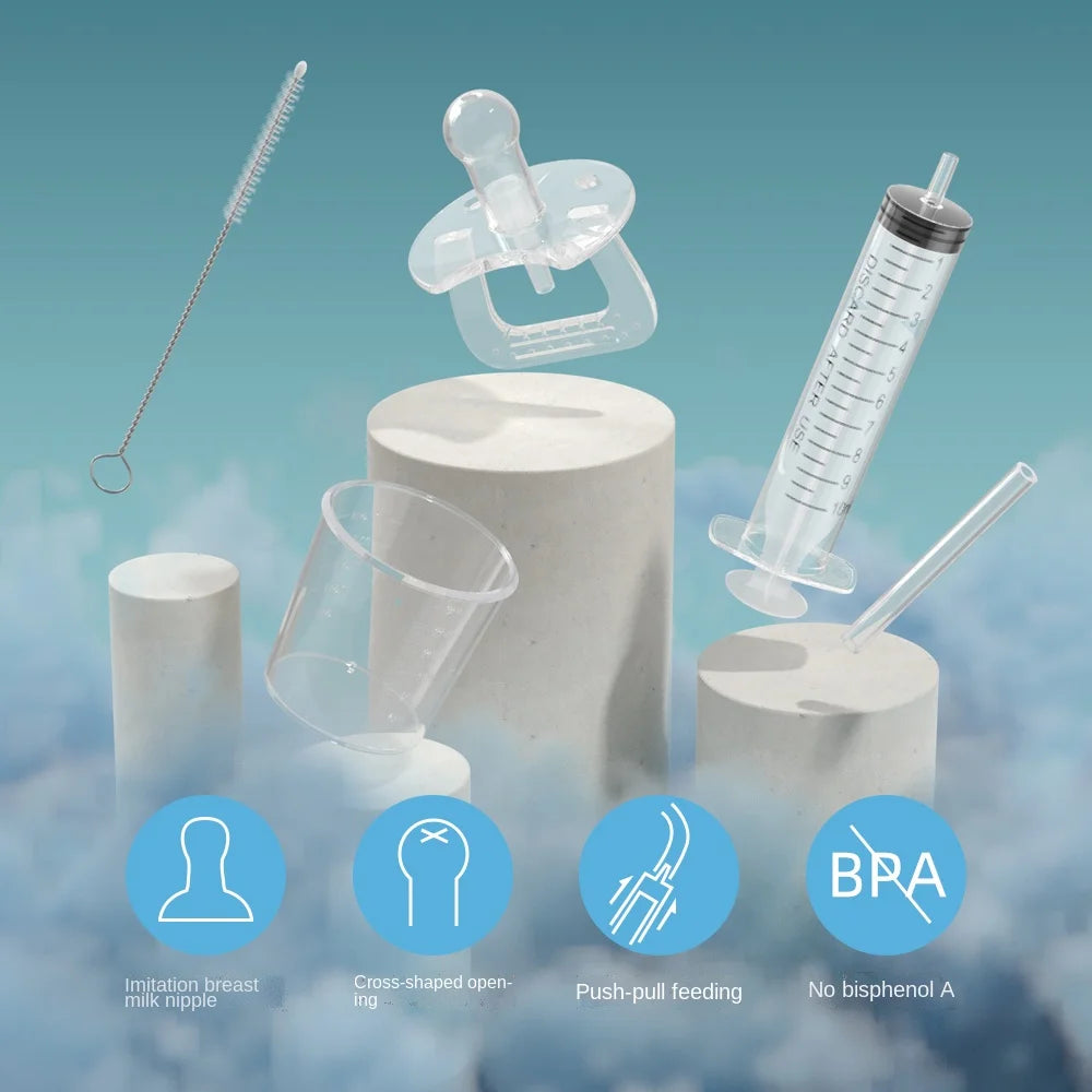 Baby Pacifier Medicine Dispenser Kit Oral Feeding