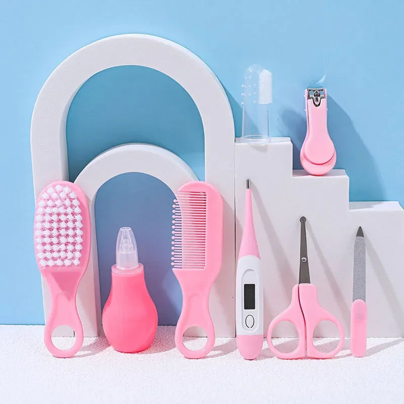 4 8 13pcs Newborn Daily Nail Care Kit Nail Clipper Tool - lifestyle in-use
