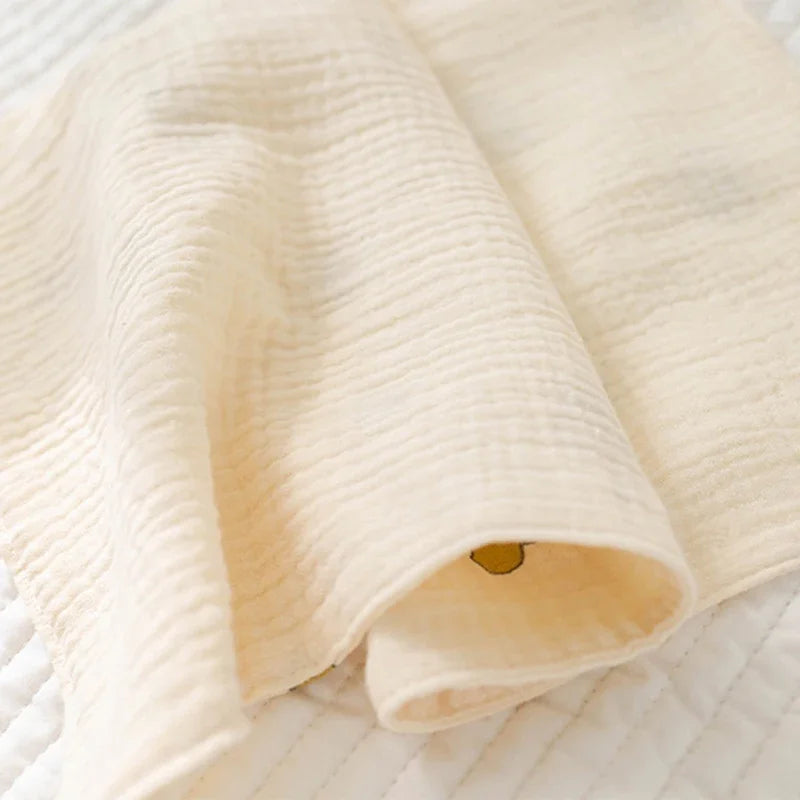 Cotton Muslin Baby Face Towels Long Burp Cloth Newborn