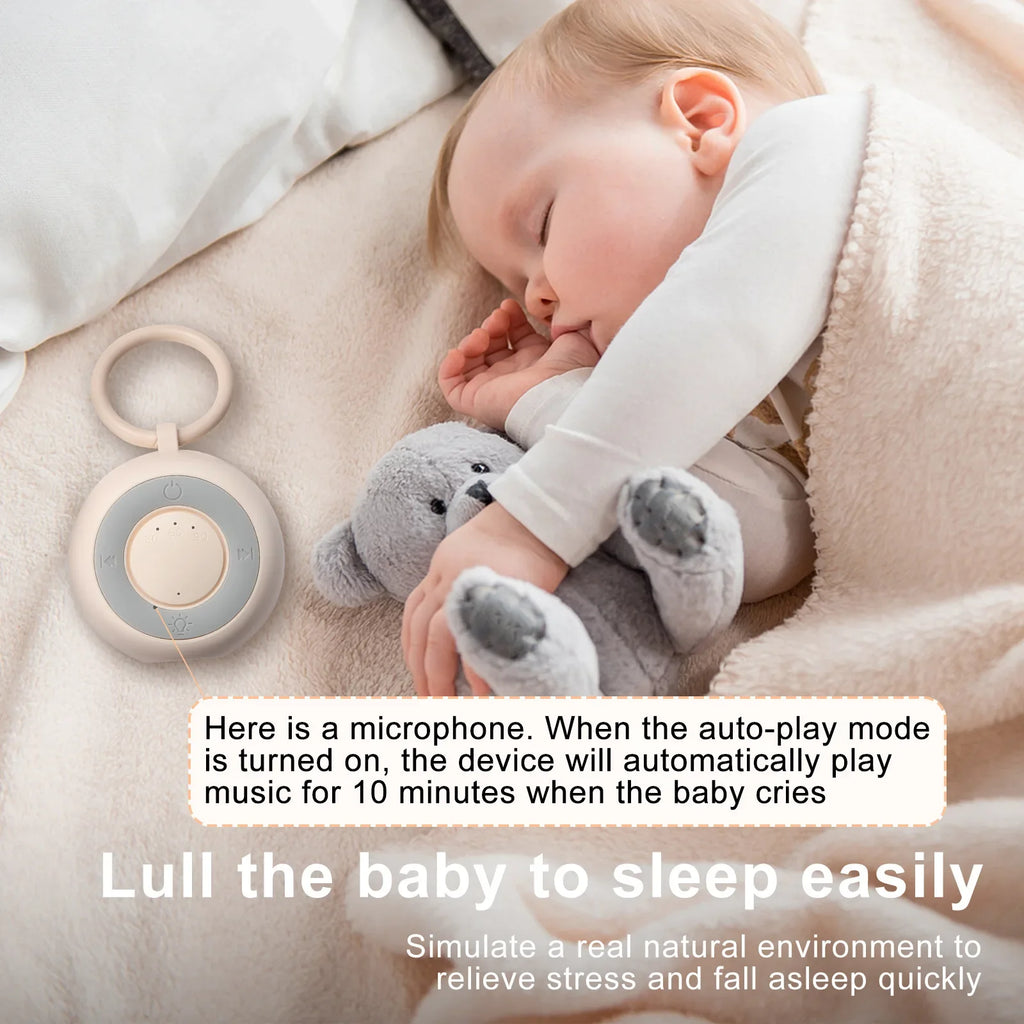 Baby White Noise Machine with light - top-down view