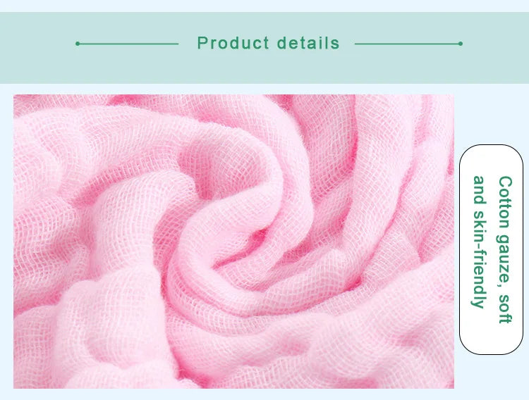 5Pcs 25x25cm Baby Towel Bath Towels Face Washcloth - set overview