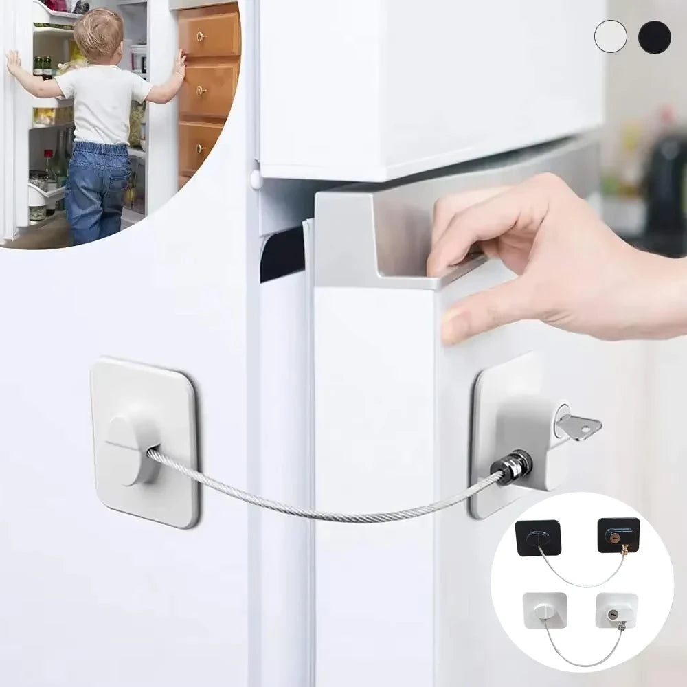 Baby Safe Refrigerator Lock Key Code Lock Baby Safety - front view