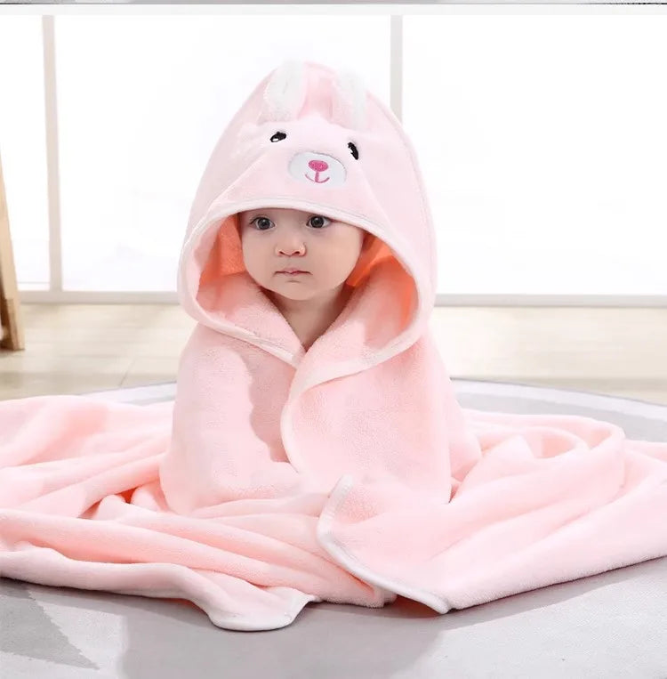 Toddler Bathrobe Infant Bath Towel Boy Girl Blankets