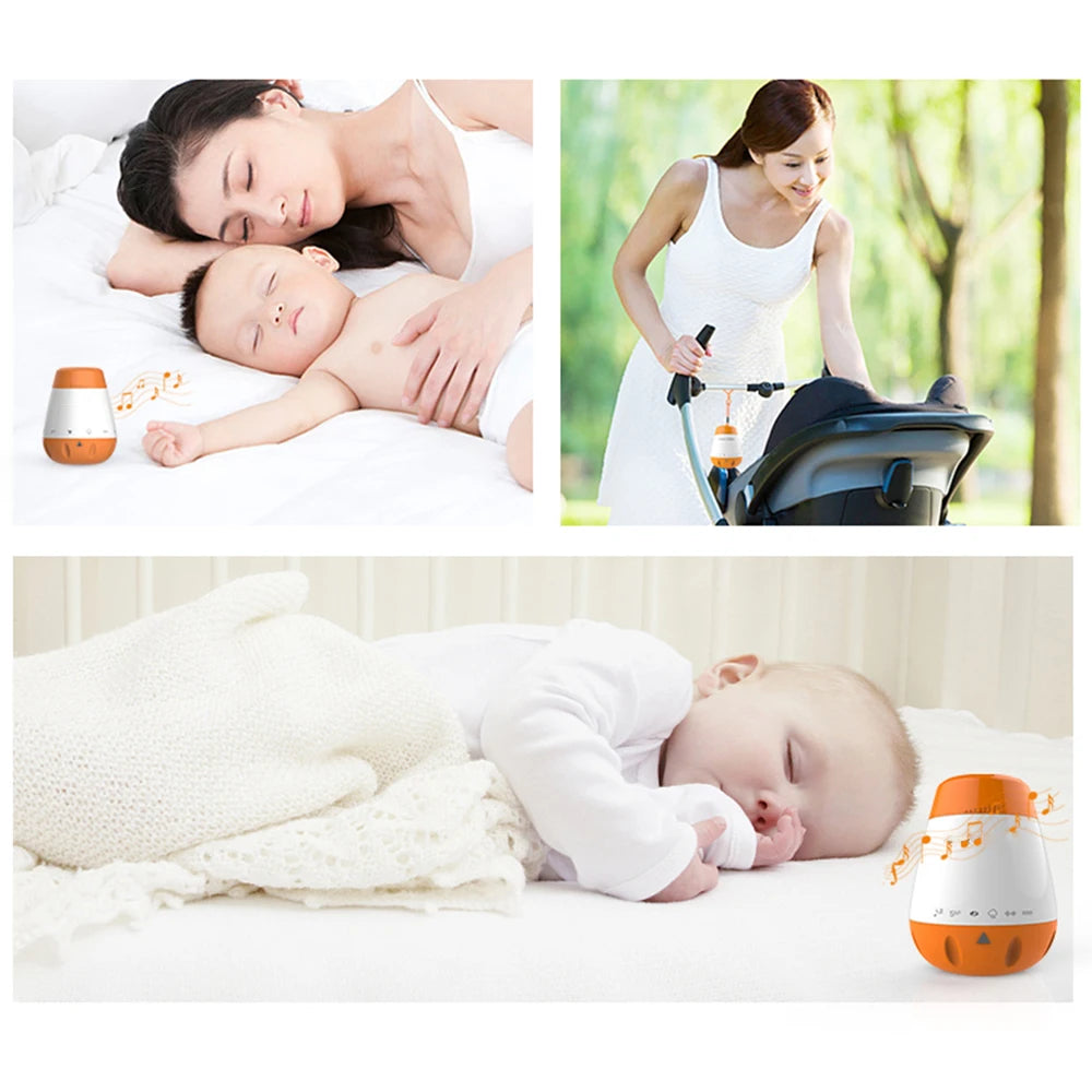 Baby White Noise Machine Smart Music Voice Sensor - top-down view