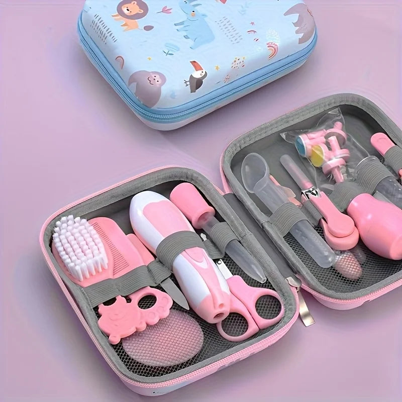 14pcs Healthcare Kit Portable Case Comprehensive Health - set overview