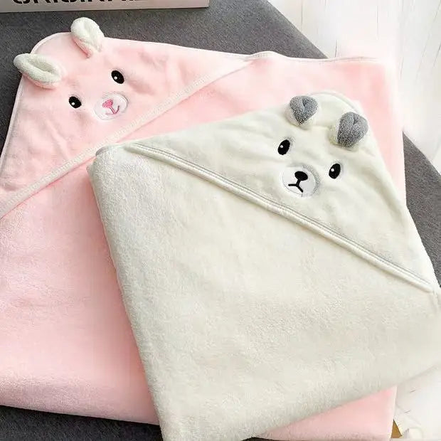 Toddler Bathrobe Infant Bath Towel Boy Girl Blankets - set overview
