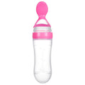 Baby Feeding Bottle Dolphin Silicone Rice Cereal Spoon