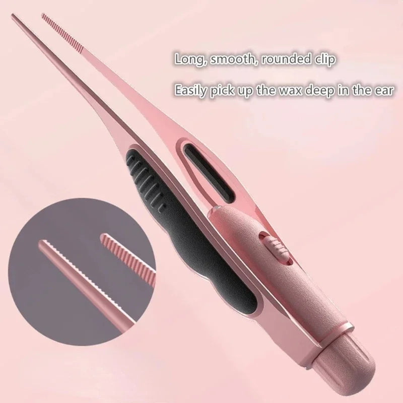 Earwax LED Tweezers Earpick Children Ear Cleaning Tool - lifestyle in-use