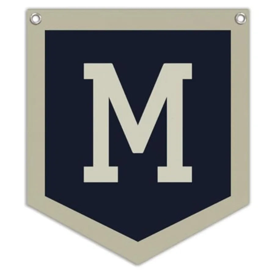 Toddler Boys Room Decor Name Pennant Flag - material close-up