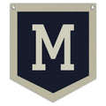 Toddler Boys Room Decor Name Pennant Flag - material close-up