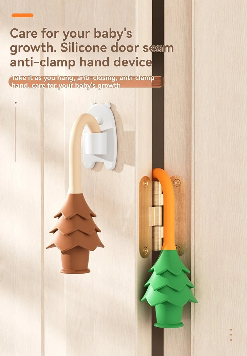 Child Safety Anti-Pinch Hand Door Lock Clamp Hanging - side angle