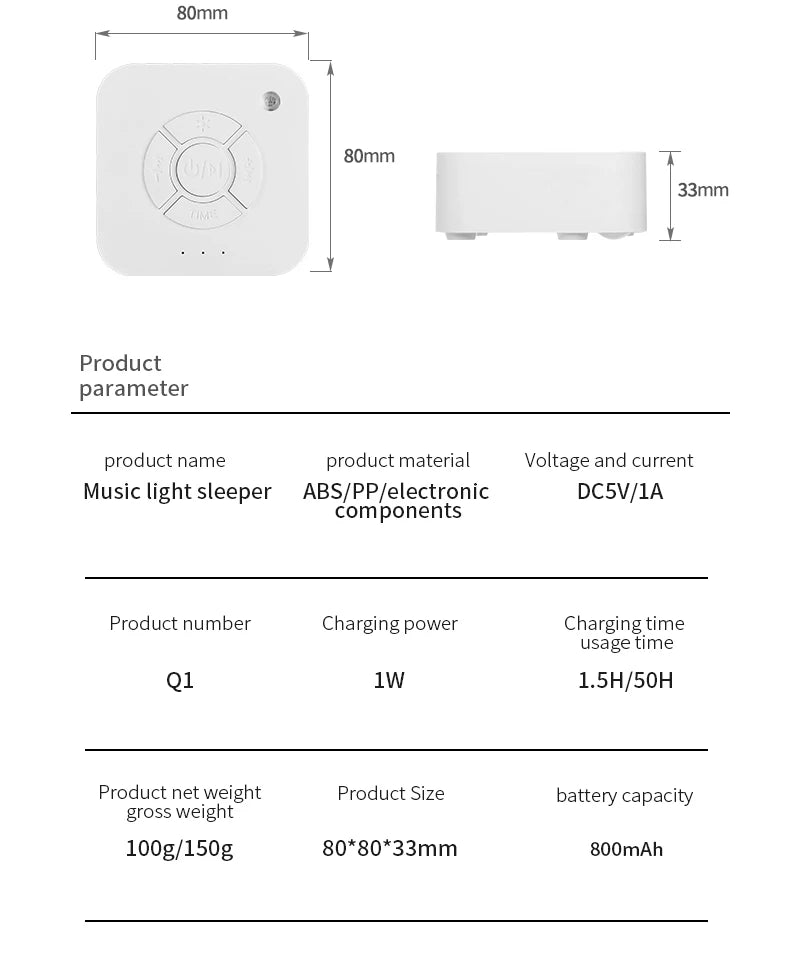 Baby White Noise Machine for Sleeping