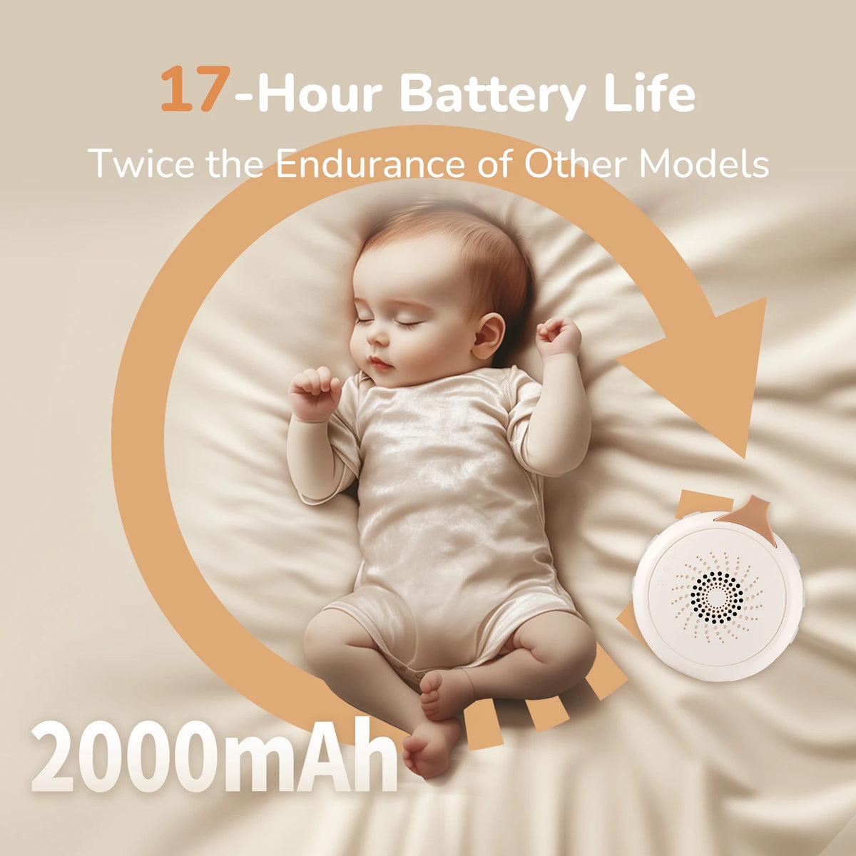 Baby White Noise Machine with Cry Detection - packaging view