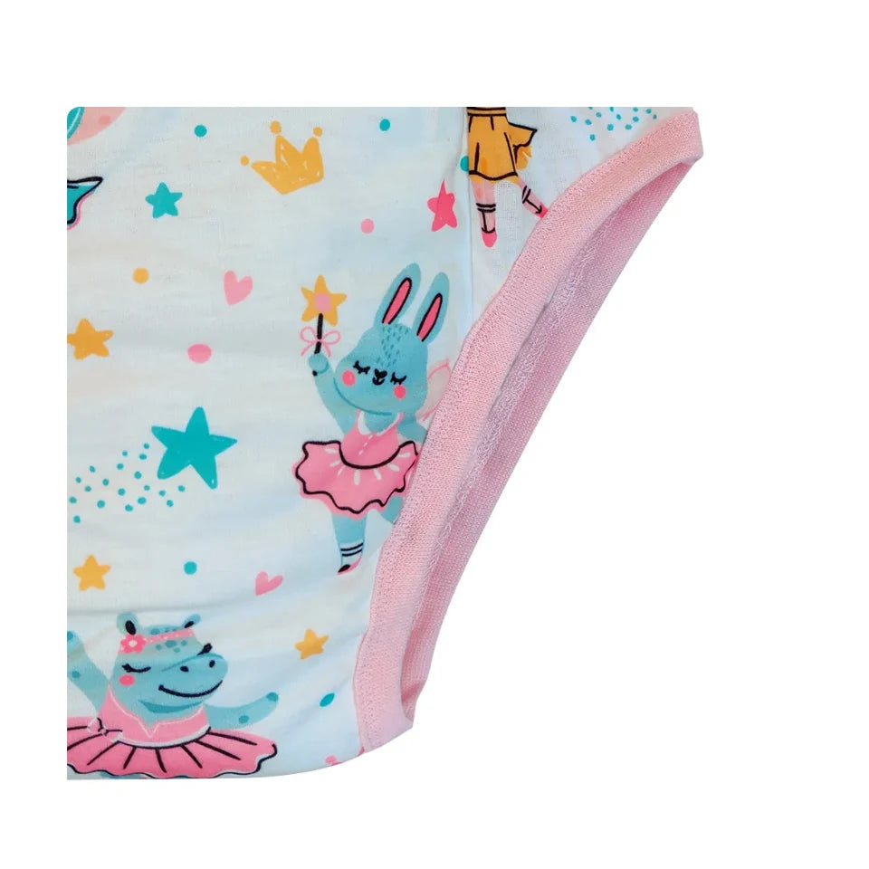 Pink dancing ballet bunny Waterproof Adult Baby Traning - packaging view