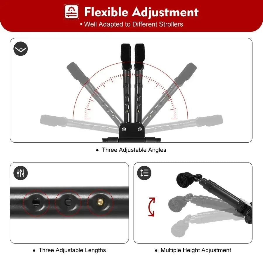 Upgraded 2-in-1 Stroller Buggy Board