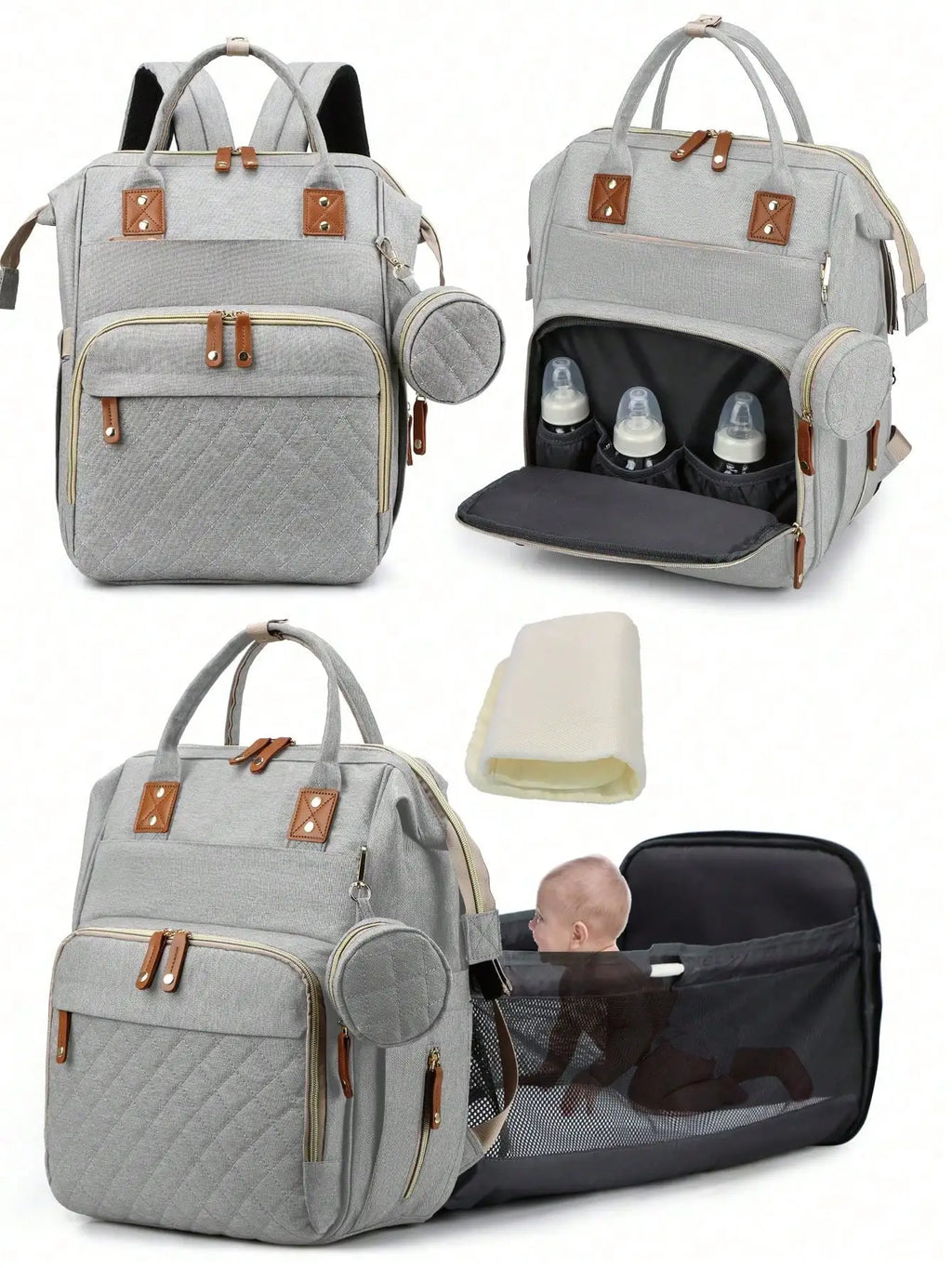 1pc Baby Diaper Bag Backpack