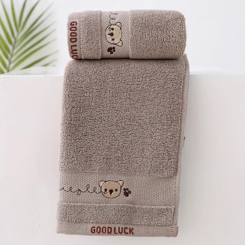 Baby Towels Cotton Bath Towel Face Washcloth Cute