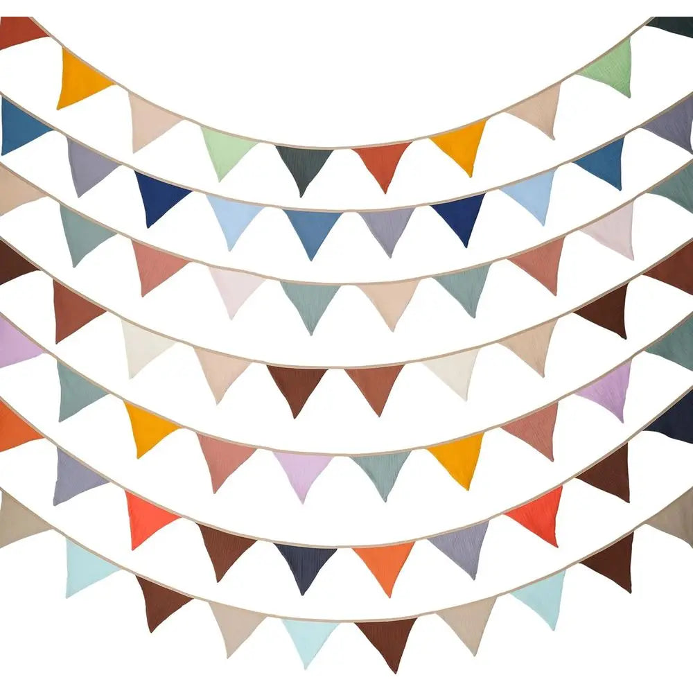 Handcrafted Neutral String Banner Set - set overview