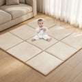 Goyuu Foldable Baby Play Mat for Floor, 50x50 Inch - side angle