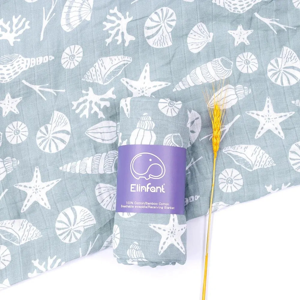 100 Cotton 120 110cm 2 Layers Newborn Baby Bath Towel