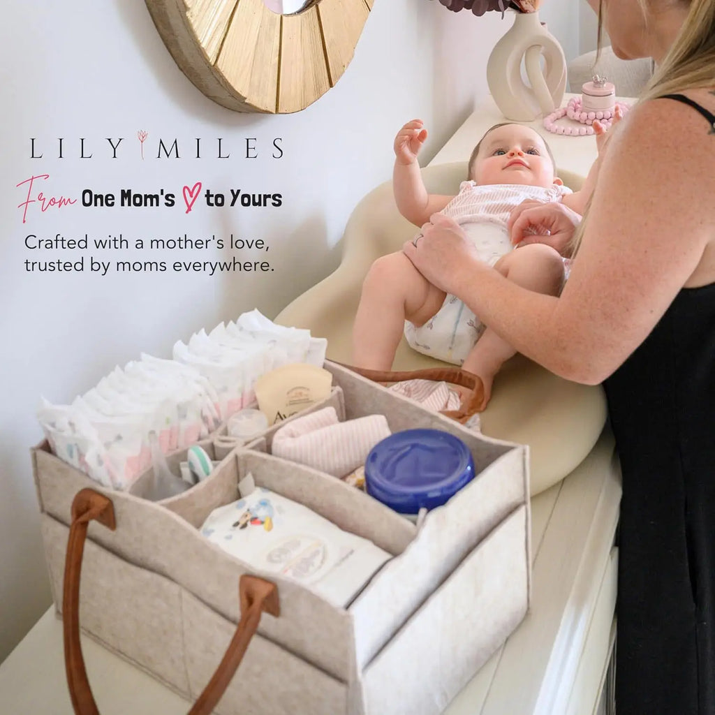 Baby Felt Storage Nursery Organizer Basket Infant