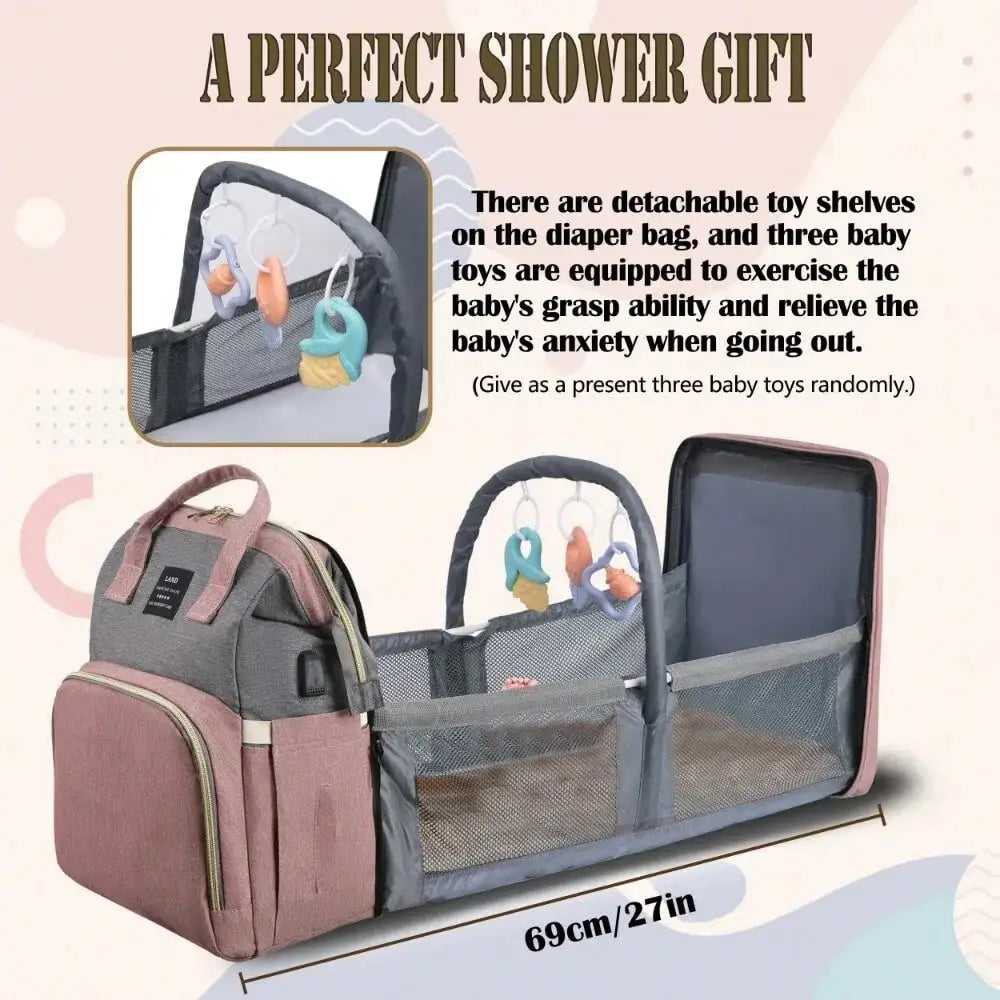 Multifunctional waterproof large-capacity diaper - feature close-up