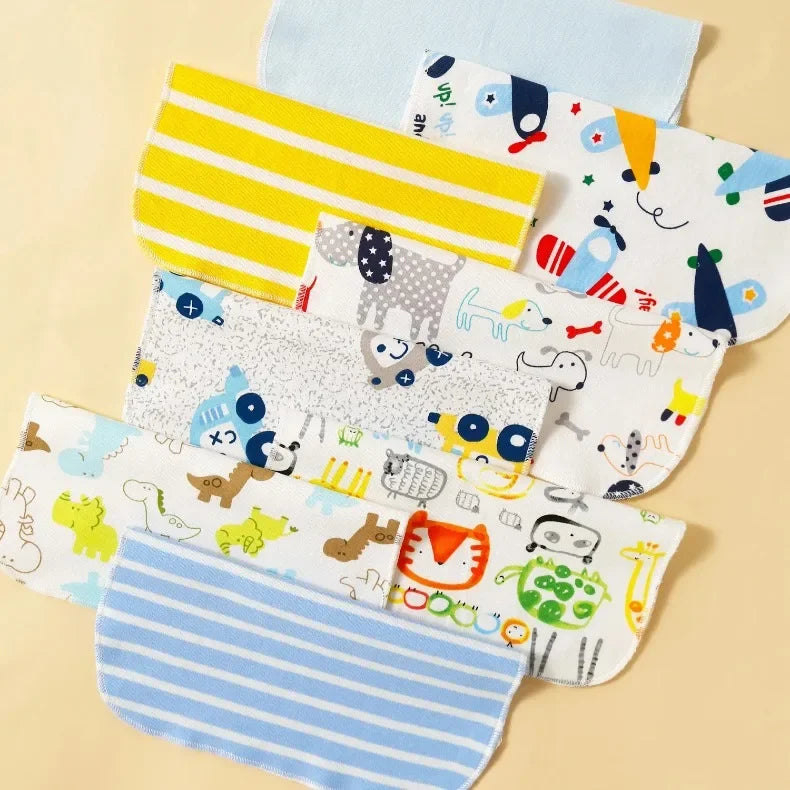 5 8 Pcs Cotton Newborn Baby Towels Set Saliva Towel