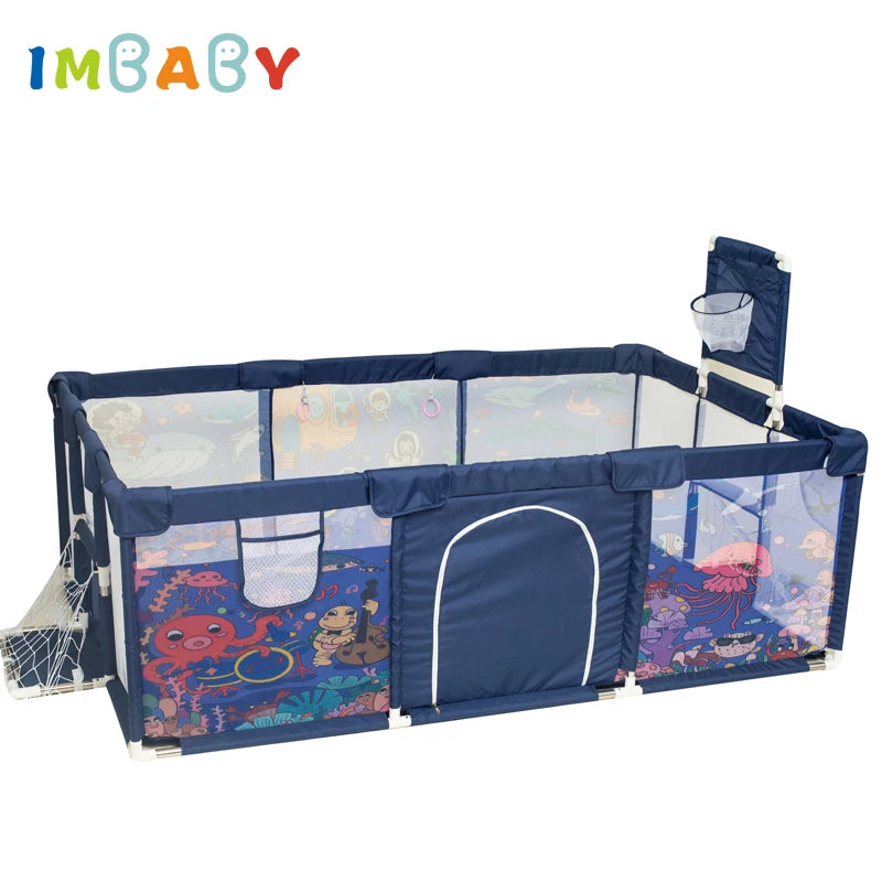IMBABY New Playpen Children Cartoon Baby Palypens - packaging view