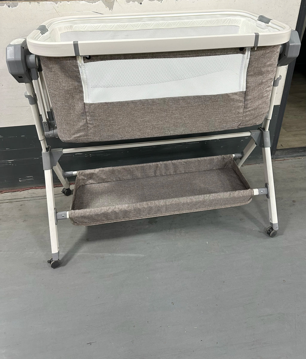Bassinet for Baby Electric Rocking Cribs - side angle