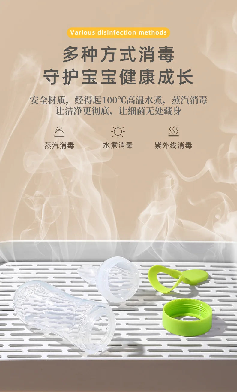 Squeezing Feeding Bottle Silicone Newborn Baby Training