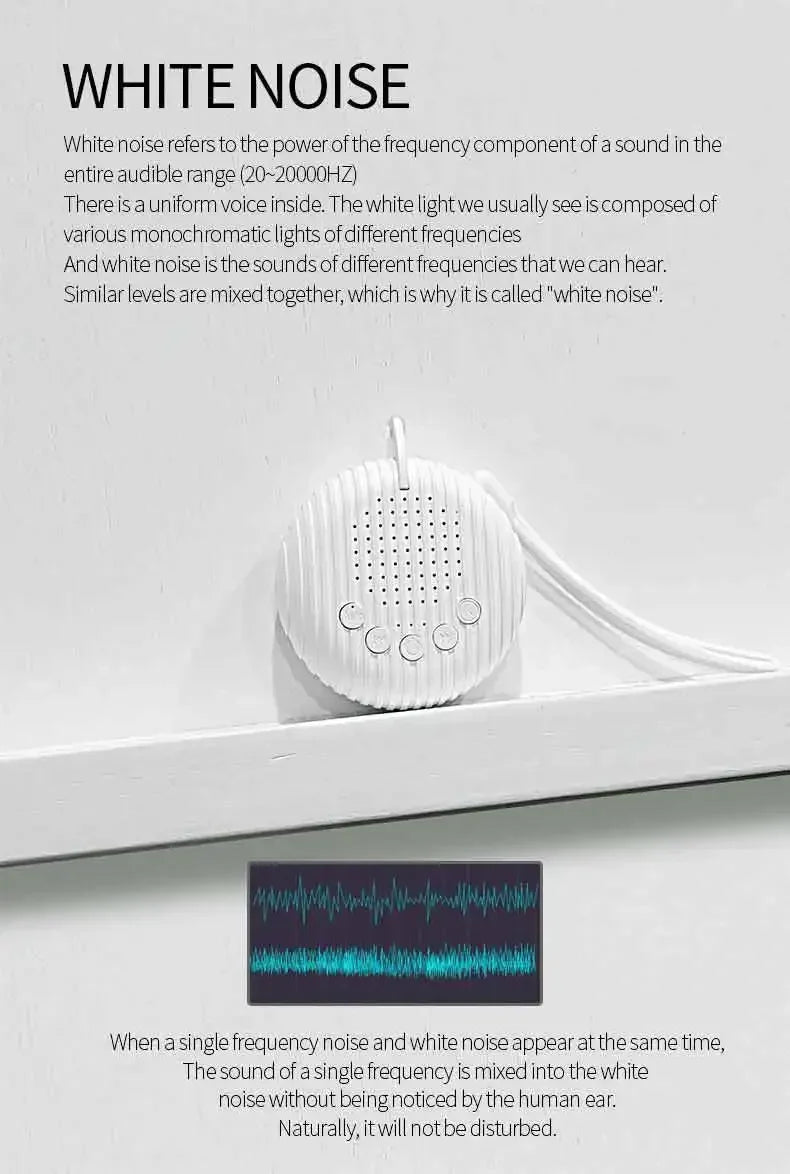 Baby White Noise Machine 10 uklidňujících zvuků