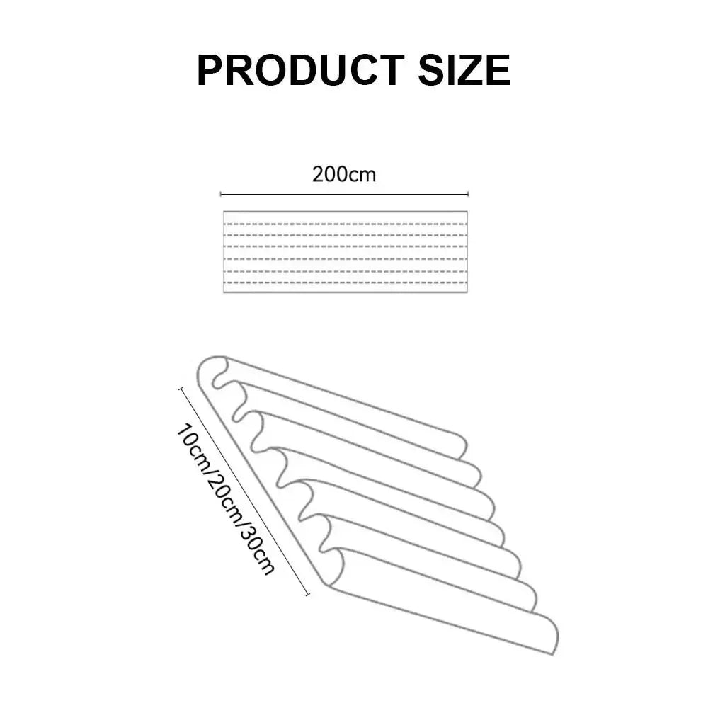 2m Desk Edge Guard Strip Self Adhesive Soft Anti - material close-up