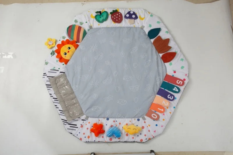 Large Baby Play Gym Mat Sensory Toys 0-18 Months Tummy