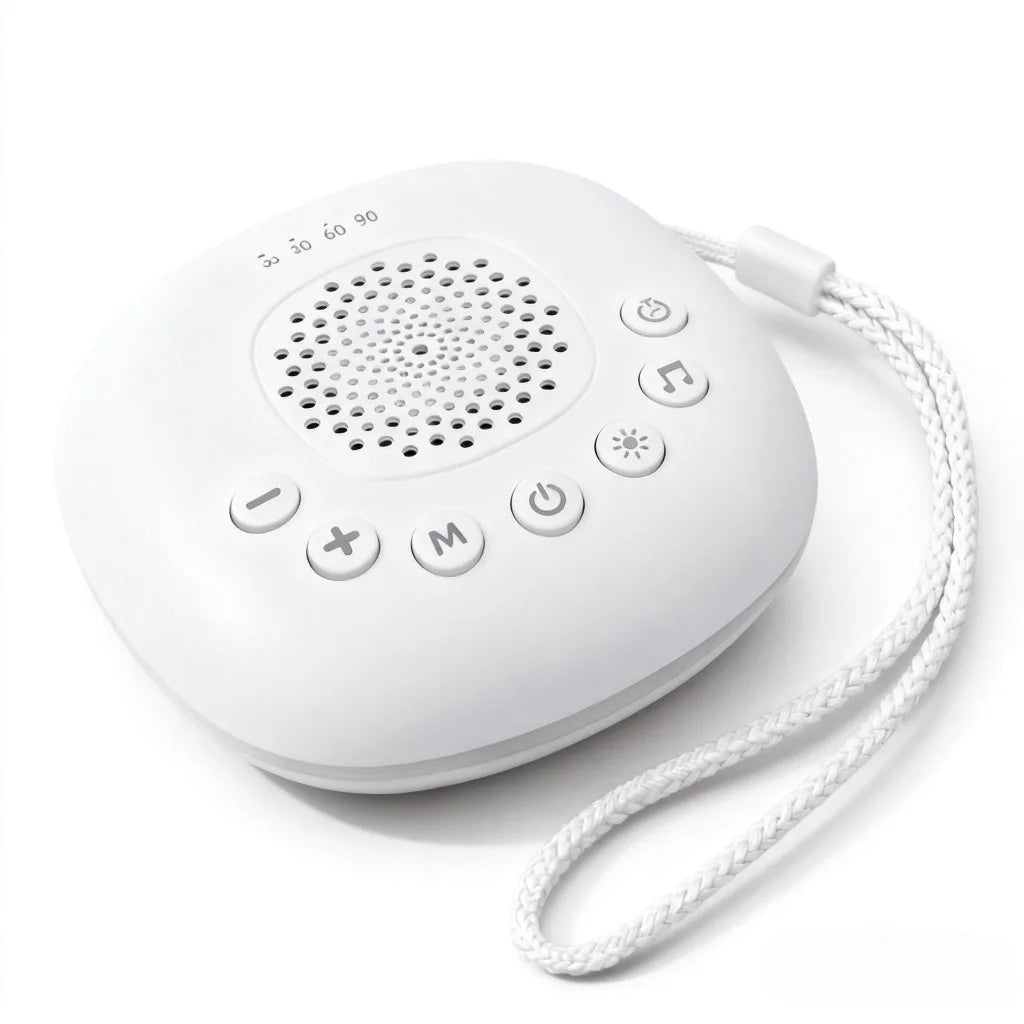 Portable White Noise Machine Sleep Aid LED Breathing - lifestyle in-use