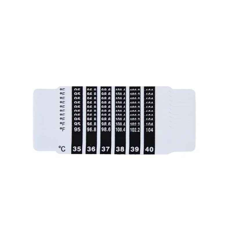 10 20Pcs Forehead Head Strip Thermometer Water Milk