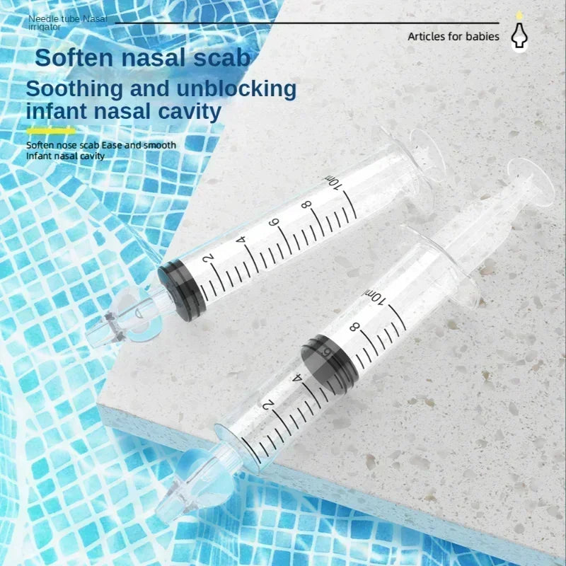 Aspirator Syringe Baby Nose Needle Tube Baby Nasal - lifestyle in-use