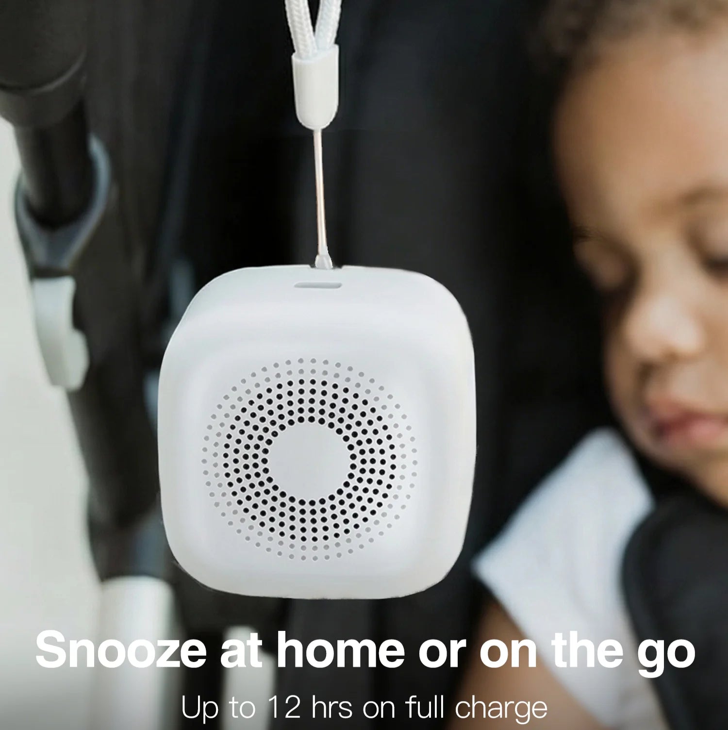 Portable Baby White Noise Machine with Cry Detection - size reference