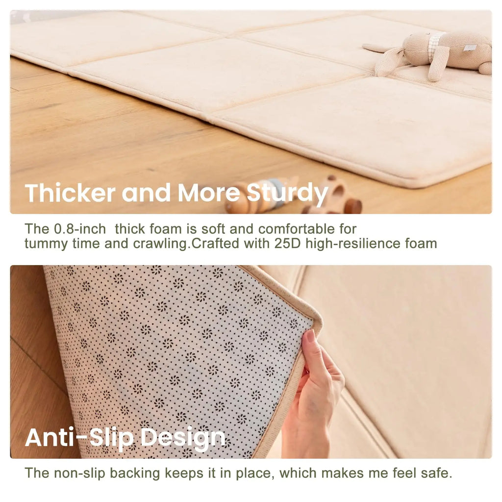 Goyuu Foldable Baby Play Mat - feature close-up