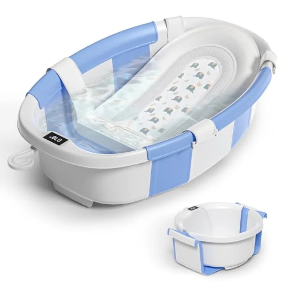 Himold Collapsible Baby Bathtub Newborn Toddler 0-36 - material close-up
