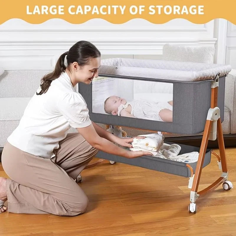 Baby Crib 3 1 Baby Bassinet Portable Bedside Bassinet