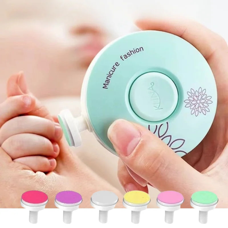 Electric Baby Nail Trimmer Kid Nail Polisher Tool