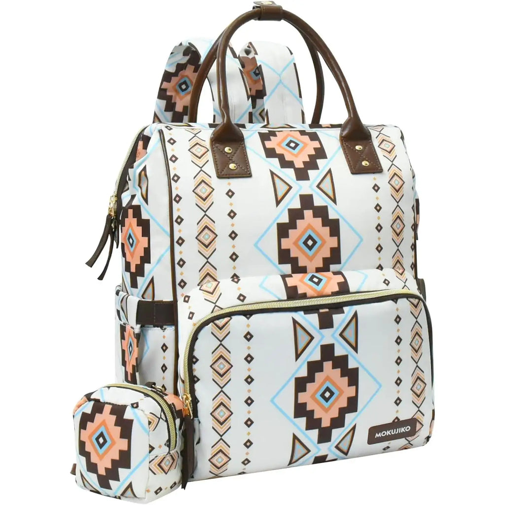 Wrangler style unisex diaper backpack spacious baby bag - front view