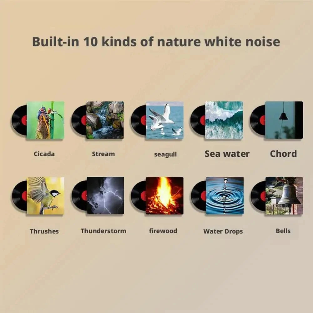 RGB Sleep White Noise Machine Soothing Sound Touchable